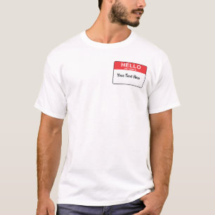 Camiseta Olá! meu nome É