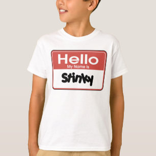 Camiseta Olá! meu nome é fedido