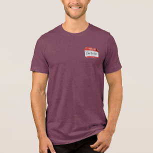 Camiseta Olá: Meu Nome É Vá Para o Inferno!