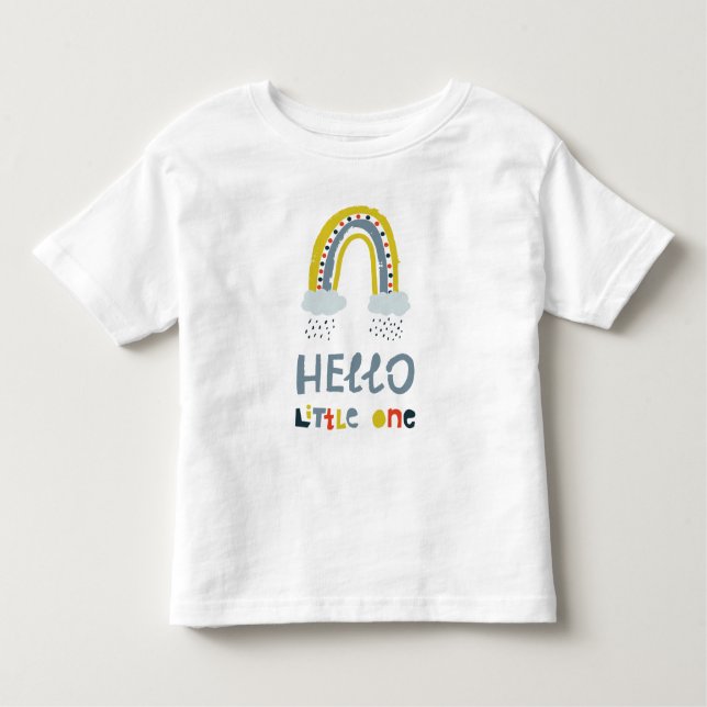 Camiseta Olá, Meu Pequeno Arco-Íris (Frente)