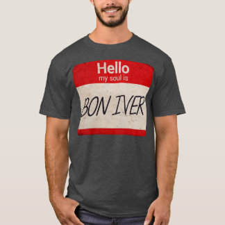 Camiseta Olá, minha alma é Bon Iver TShirt