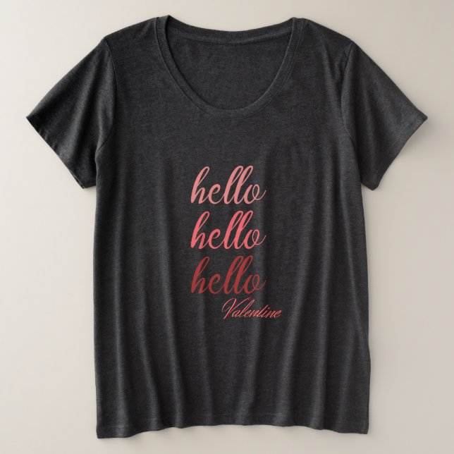 Camiseta Olá, Namorados (Frente do Design)