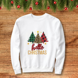 Camiseta Olá Natal com xadrezes