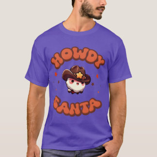 Camiseta Olá Natal Howdy Papais noeis Engraçados