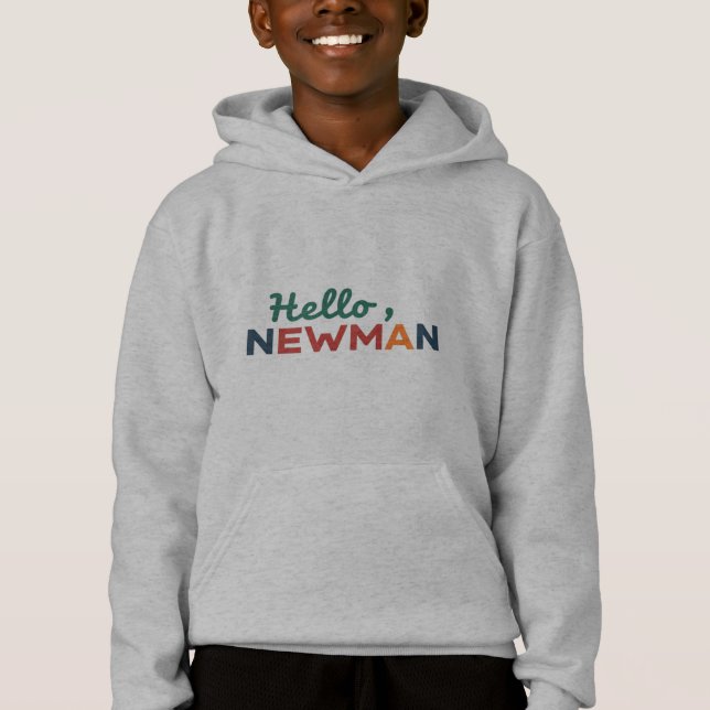 Camiseta "Olá, Newman." (Frente)