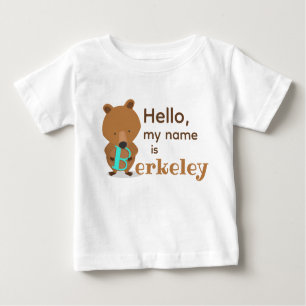 Camiseta Olá Nome Bear