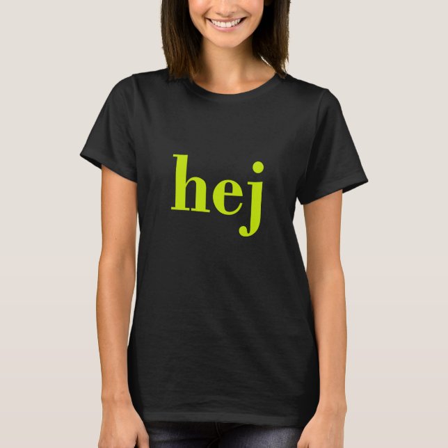 Camiseta Olá - Olá sueco (Frente)