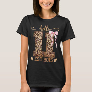 Camiseta Olá Onze Est 2015 11º Aniversário Coquette 11