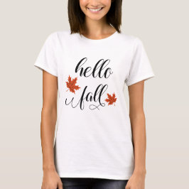 Camiseta Olá Outono