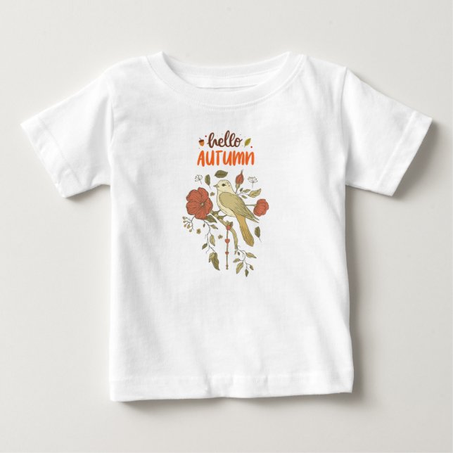 Camiseta Olá outono  (Frente)