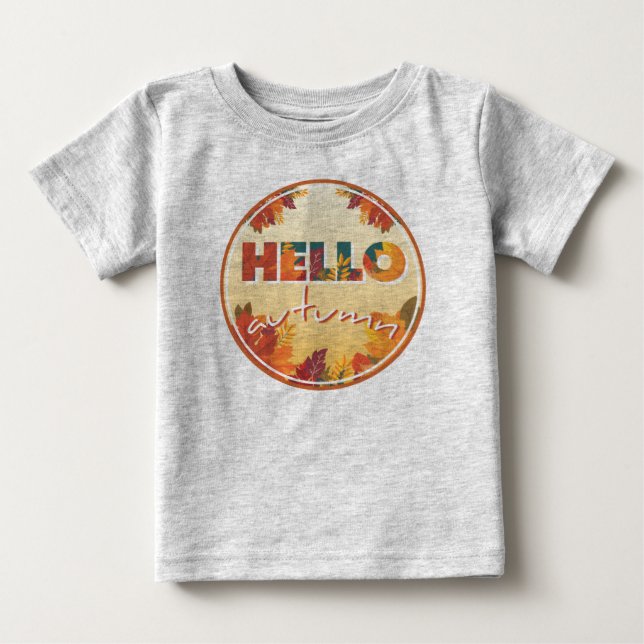 Camiseta Olá outono (Frente)