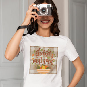 Camiseta Olá Outono