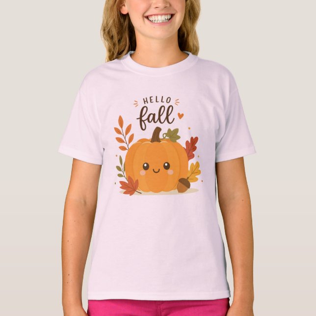 Camiseta Olá Outono (Frente)