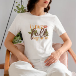 Camiseta Olá Outono, Vibrações de Outono