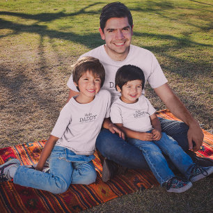 Camiseta Olá Pai. Mal posso esperar para te conhecer.