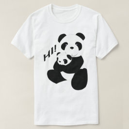 Camiseta Olá! panda