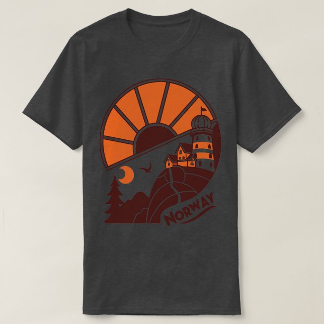 Camiseta Olá Para A Noruega (Frente do Design)