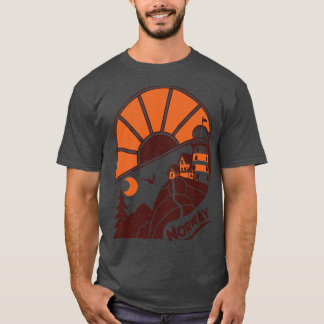 Camiseta Olá Para A Noruega