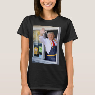 Camiseta Olá, Pegue Seu Hambúrguer Donald Trump Cozinha Bat