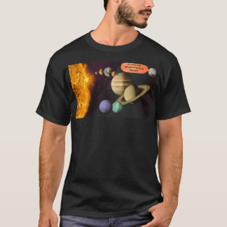 Camiseta Olá Plutão Aqui