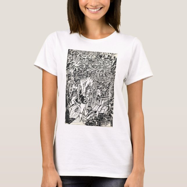 Camiseta "Olá!", por Brian Benson (Frente)