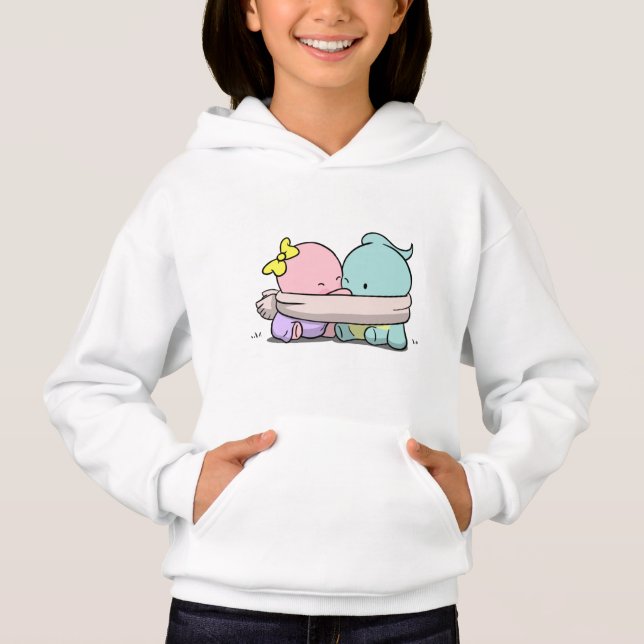 Camiseta Olá, Pou Hoodie (Frente)