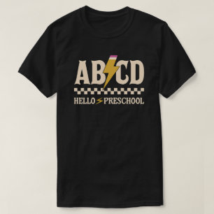 Camiseta Olá, pré-escola Professor pré-escolar