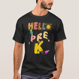 Camiseta Olá Pré K Aqui Vou Eu Professor De Inglês  Históri
