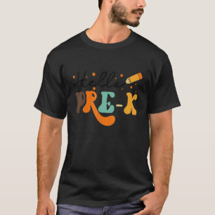 Camiseta Olá Pré K Olá De Volta À Escola No Primeiro Dia Da