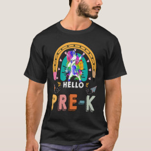 Camiseta Olá, Pré K, Vim Legal Rapaz e Meninas Dabbi
