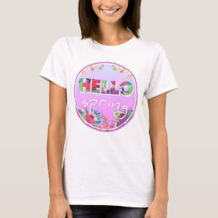 Camiseta Olá Primavera