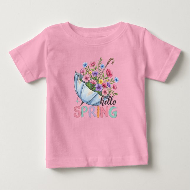 Camiseta Olá Primavera (Frente)