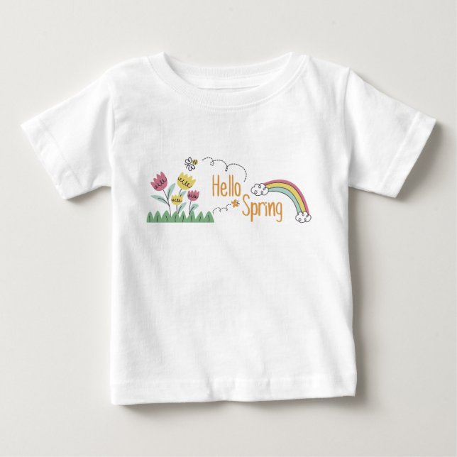 Camiseta Olá Primavera (Frente)