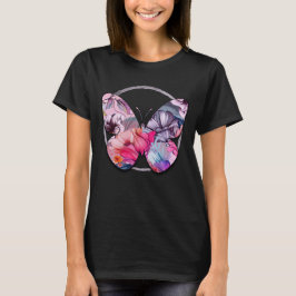 Camiseta Olá, Primavera Felicidade, Primavera cor-de-rosa