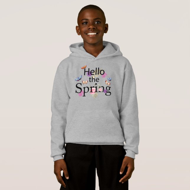 Camiseta Olá, Primavera Flor (Frente Completa)