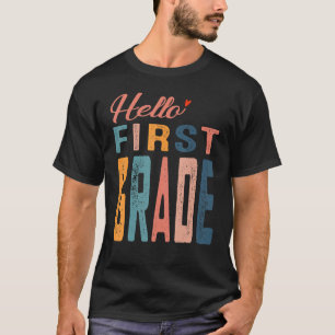 Camiseta Olá Primeira Série Primeiro Dia De Aula Professor
