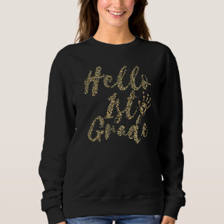 Camiseta Olá Primeira Série Professor de Volta à Escola Leo