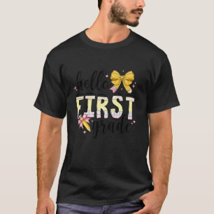 Camiseta Olá Primeiro Grau Coquette Laço Volta às Aulas Pro