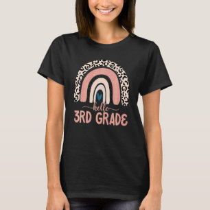 Camiseta Olá Professor(a) da Terceira Série Estampa de Leop