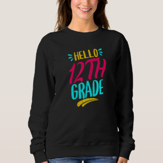 Camiseta Olá Professor do 1º Dia de Aula da 12ª Série de Vo