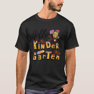 Camiseta Olá Professora de Jardim de Infância, Caneta de La