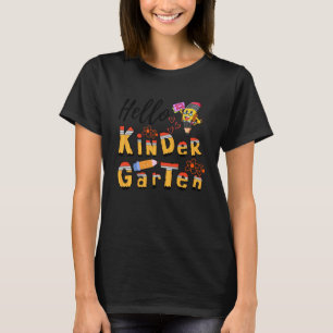 Camiseta Olá Professora de Jardim de Infância, Caneta de La