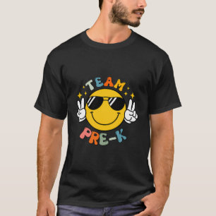 Camiseta Olá Professora Pré-K Equipe de Estudantes Pré-K Ra