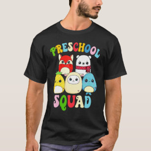 Camiseta Olá Professores de Pré-Escola Aluno Kinder Squad V