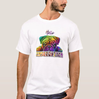 Camiseta Olá Professores Do Jardim De Infância Crianças De