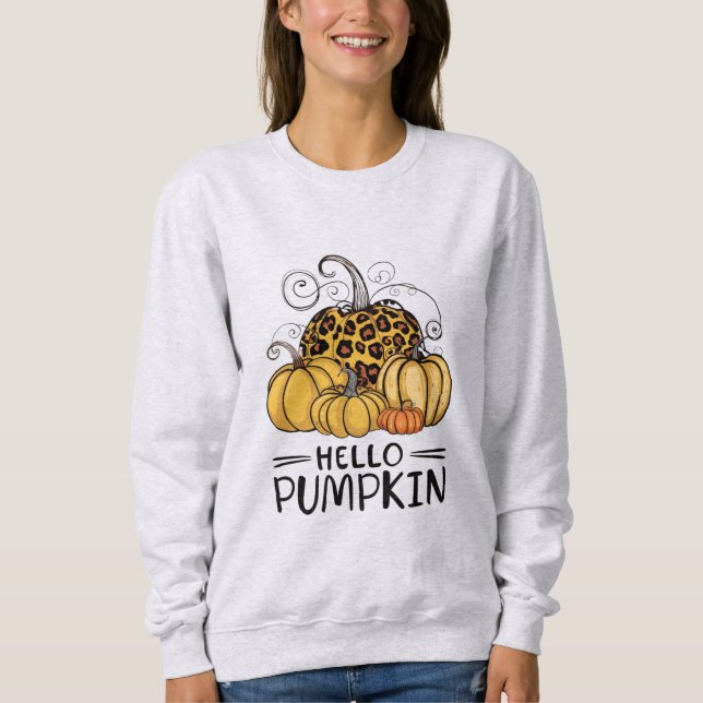 Camiseta Olá Pumpkin Lover Fall Season Autumn Thankdoning (Frente)