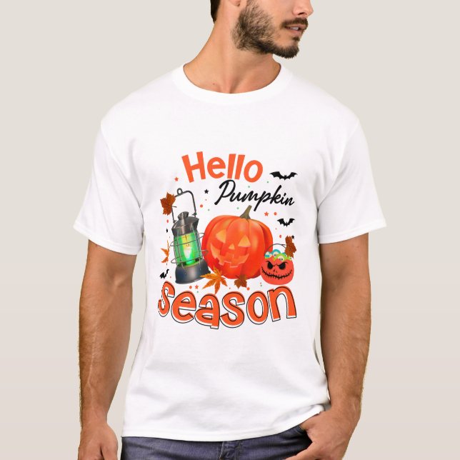 Camiseta Olá, Pumpkin Season (Frente)