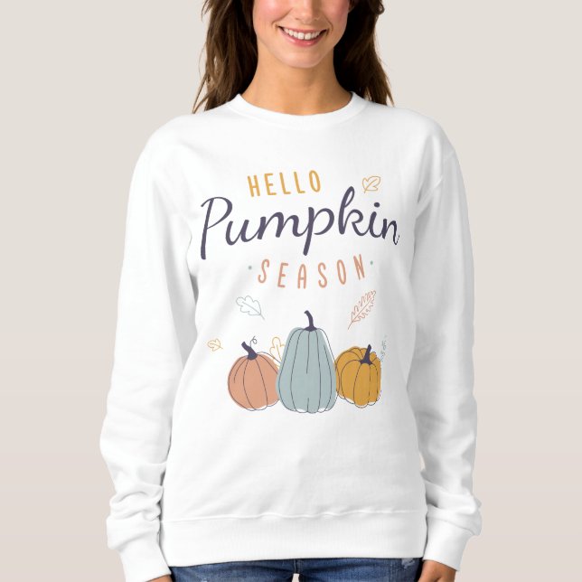 Camiseta Olá, Pumpkin Season (Frente)