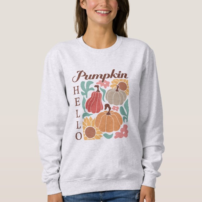Camiseta Olá Pumpkin Sweatshirt (Frente)