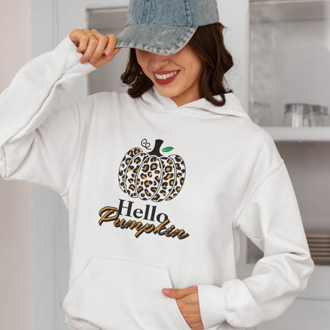 Camiseta Olá Pumpkins, Autumn Fall Vibes (Criador carregado)